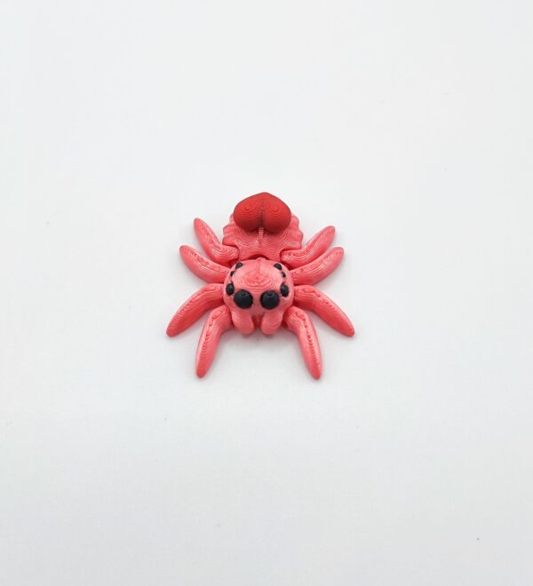 Bewegliche Spinnen Fidget Figuren mit Herz – Niedliches 3D-Spielzeug
