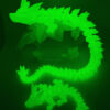 Kristalldrache Glow in the Dark faszinierend 3D XXL