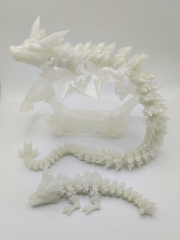 Kristalldrache Glow in the Dark faszinierend 3D XXL