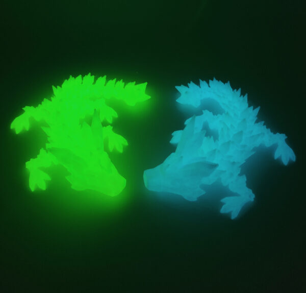 Kristalldrache Glow in the Dark faszinierend 3D XXL