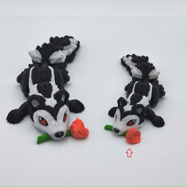 Stinktiermännchen beweglich  – Romantische Figur