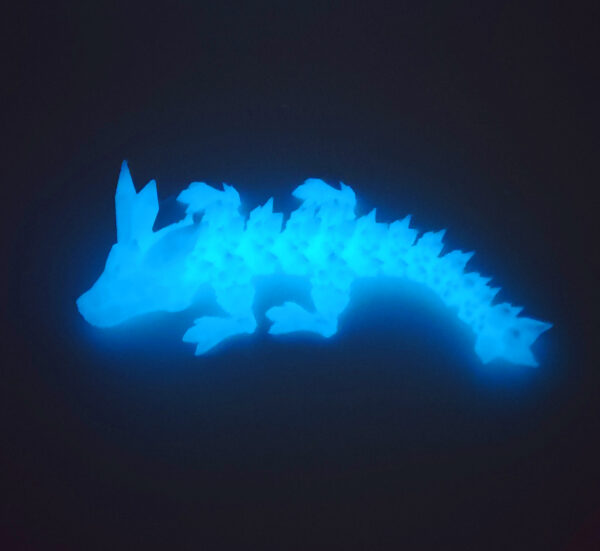 Kristalldrache Glow in the Dark faszinierend 3D XXL