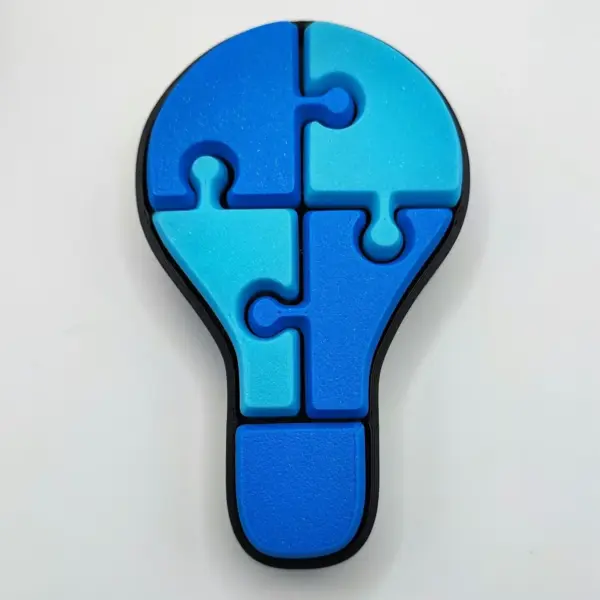 Fidget Clicker Puzzle – Herz, Glühbirne & Stern