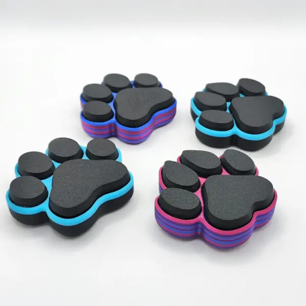 Pfoten Abdruck Fidget-Clicker Katzenpfote Hundepfote